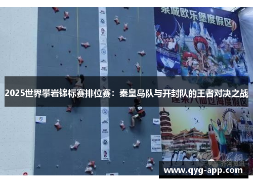2025世界攀岩锦标赛排位赛：秦皇岛队与开封队的王者对决之战